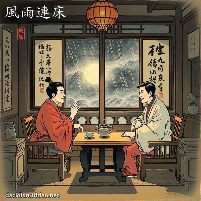风雨连床 配图