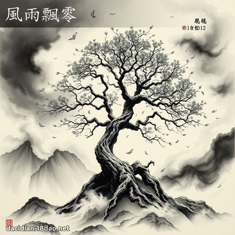 风雨飘零 配图