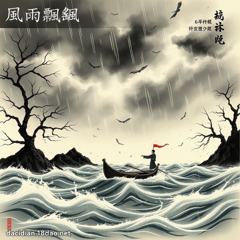 风雨飘颻 配图
