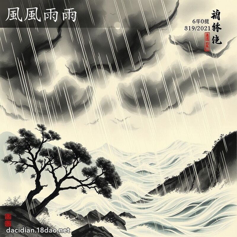 风风雨雨 配图