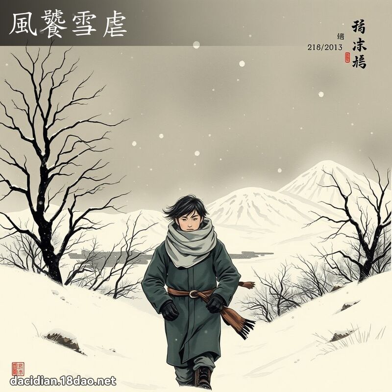 风饕雪虐 配图