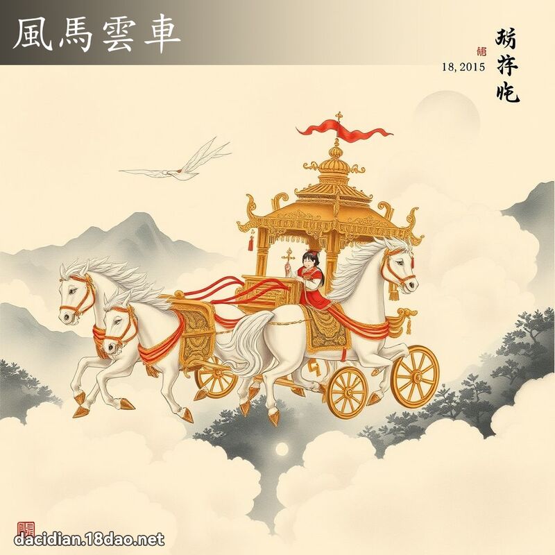 风马云车 配图