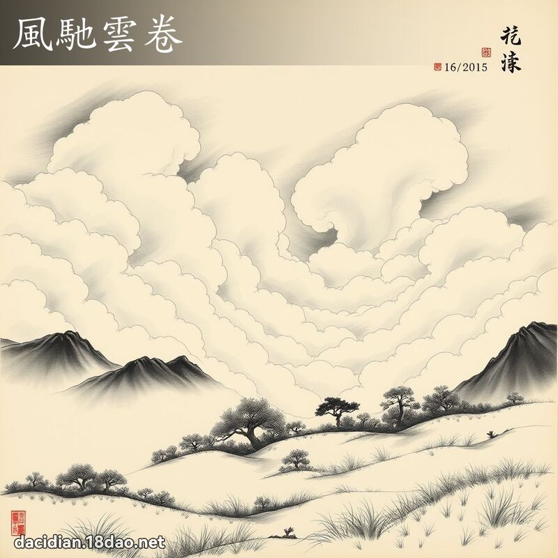 风驰云卷 配图