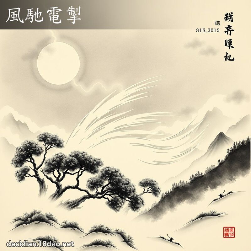 风驰电掣 配图