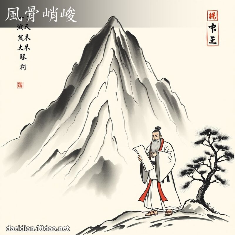 风骨峭峻 配图