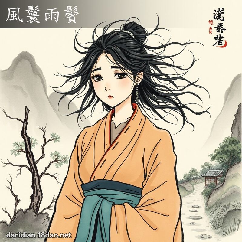 风鬟雨鬢 配图