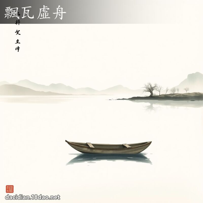 飘瓦虚舟 配图