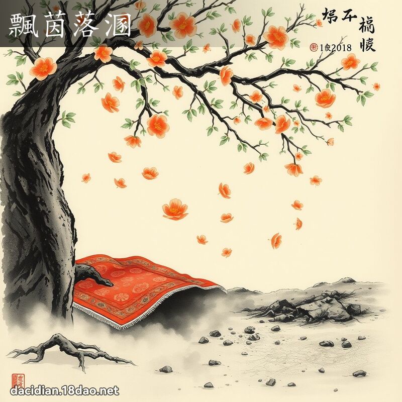 飘茵落溷 配图