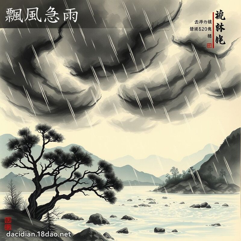 飘风急雨 配图
