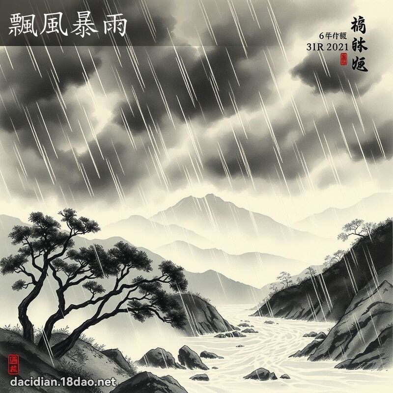 飘风暴雨 配图