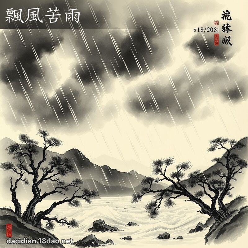 飘风苦雨 配图