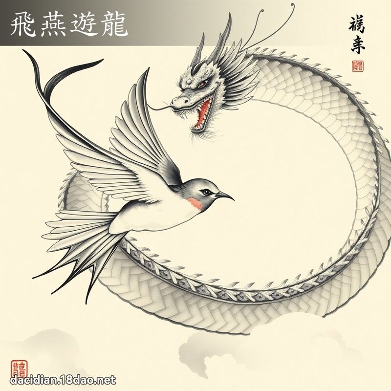 飞燕游龙 配图