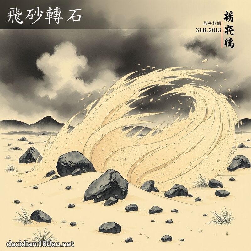 飞砂转石 配图