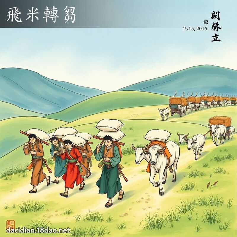 飞米转芻 配图