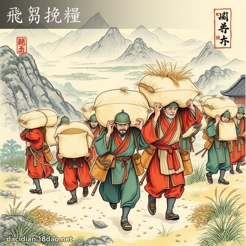 飞芻挽粮 配图