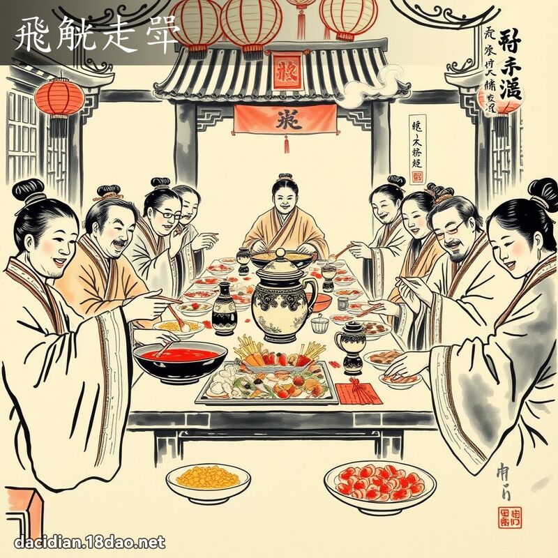 飞觥走斝 配图