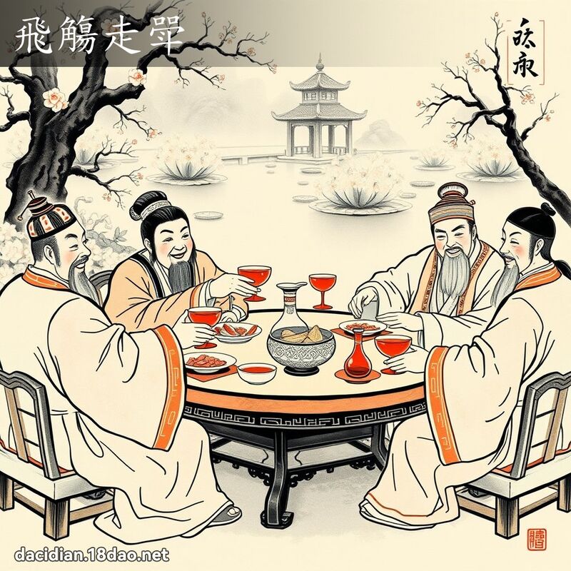 飞觴走斝 配图