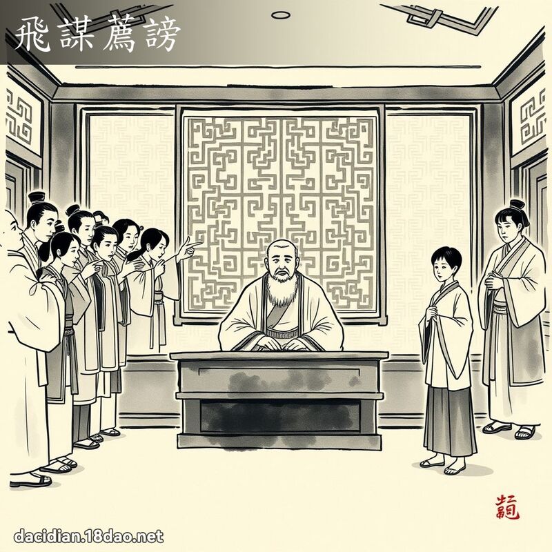 飞谋荐谤 配图