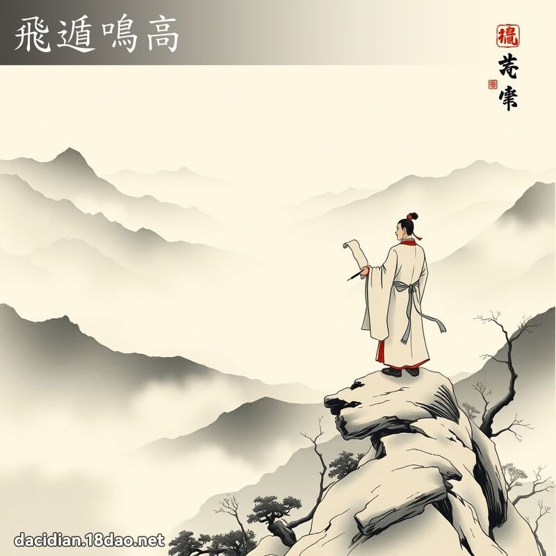 飞遁鸣高 配图