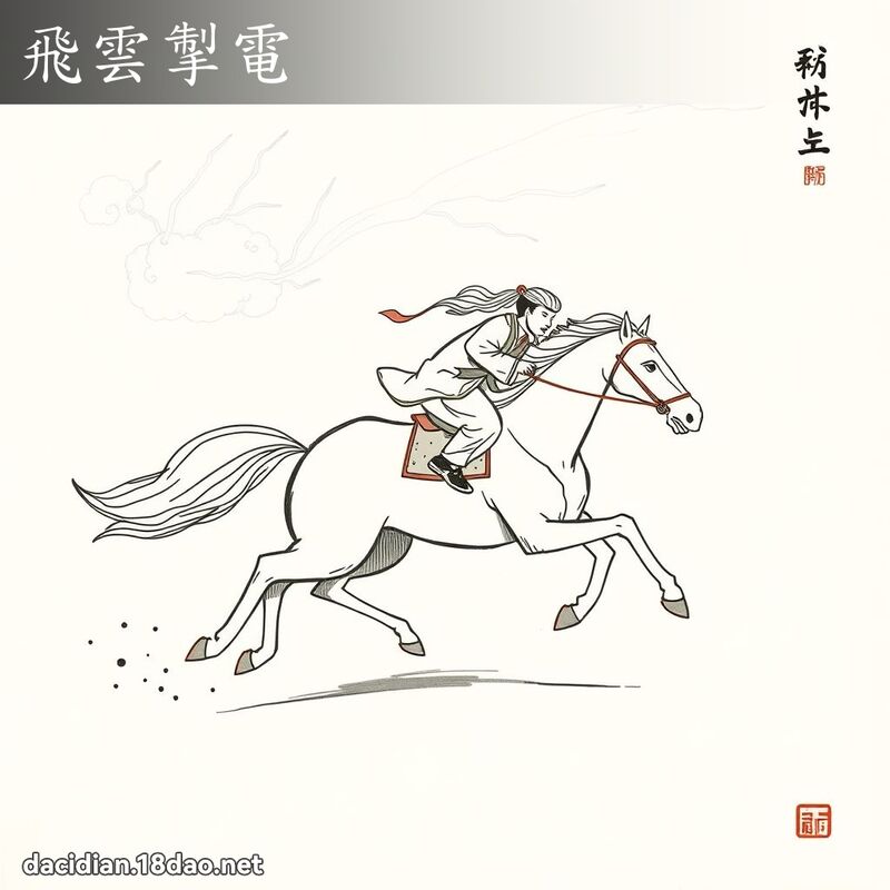 飞云掣电 配图