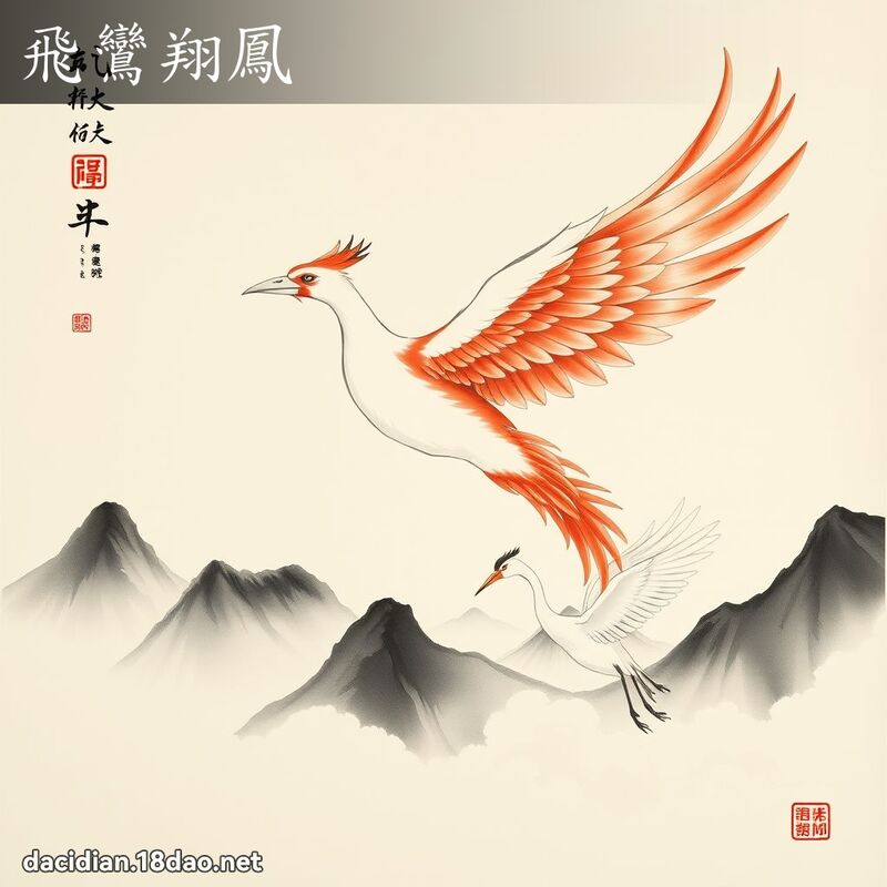 飞鸾翔凤 配图