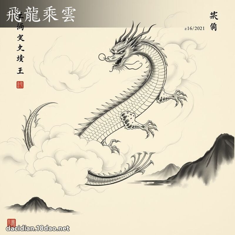 飞龙乘云 配图