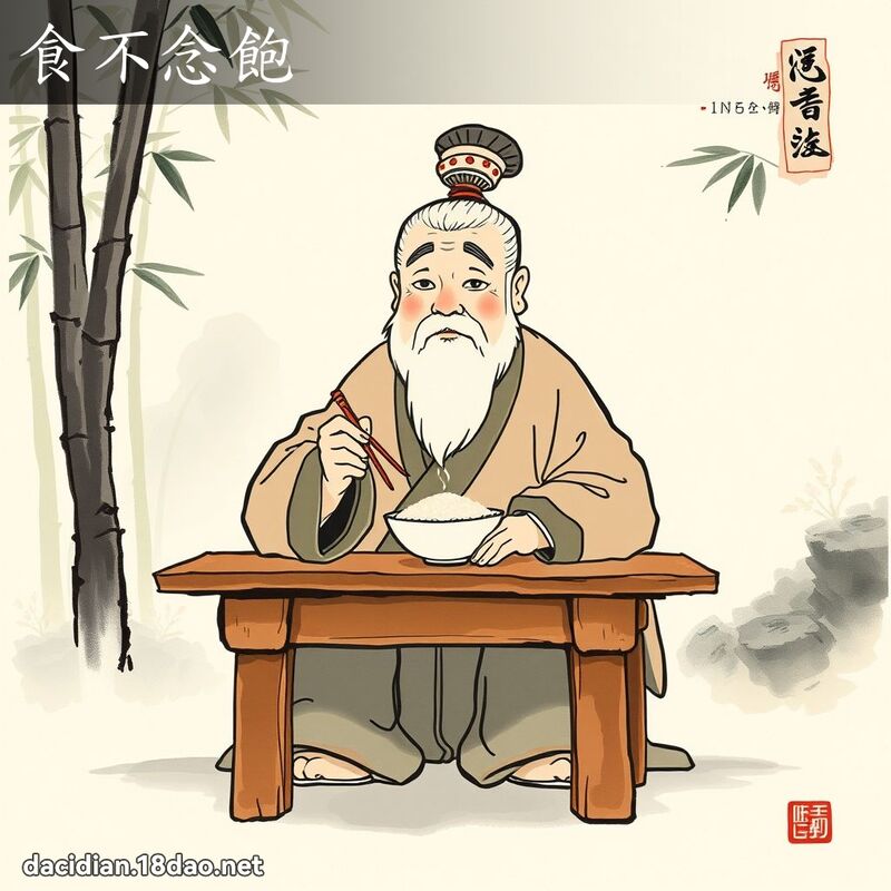 食不念饱 配图