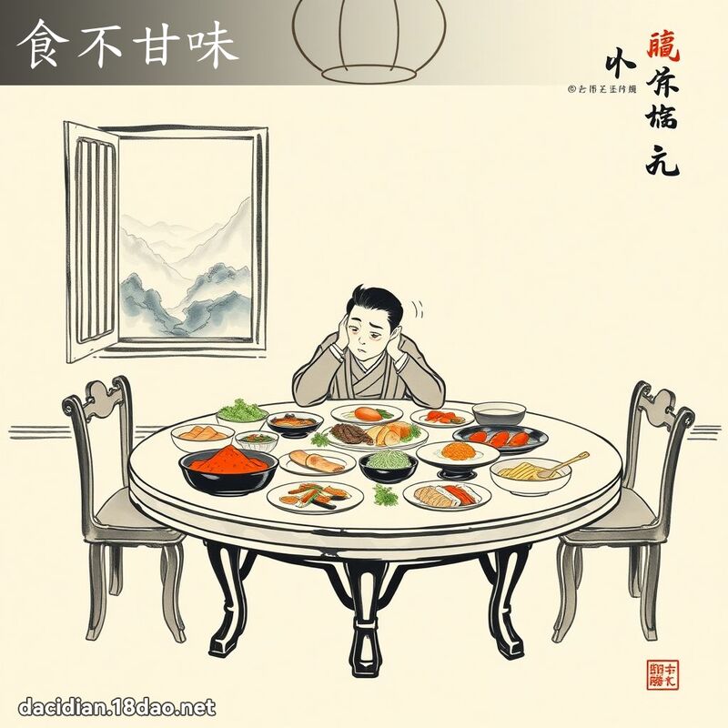 食不甘味 配图