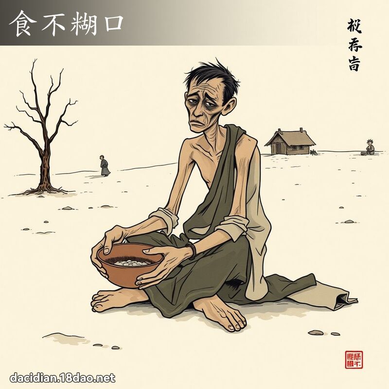 食不糊口 配图