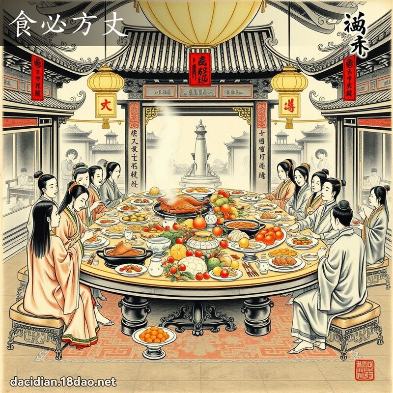 食必方丈 配图