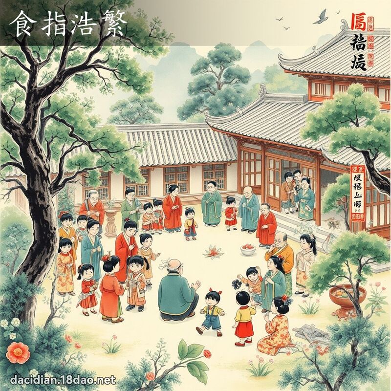 食指浩繁 配图
