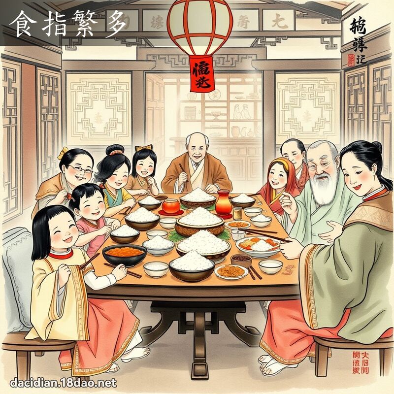 食指繁多 配图