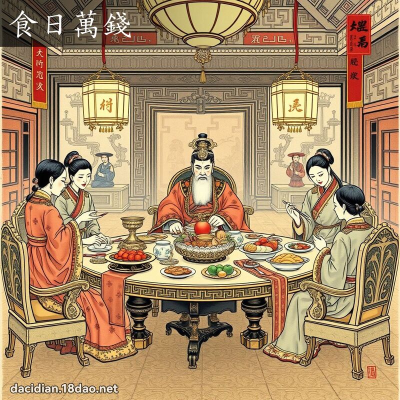 食日万钱 配图