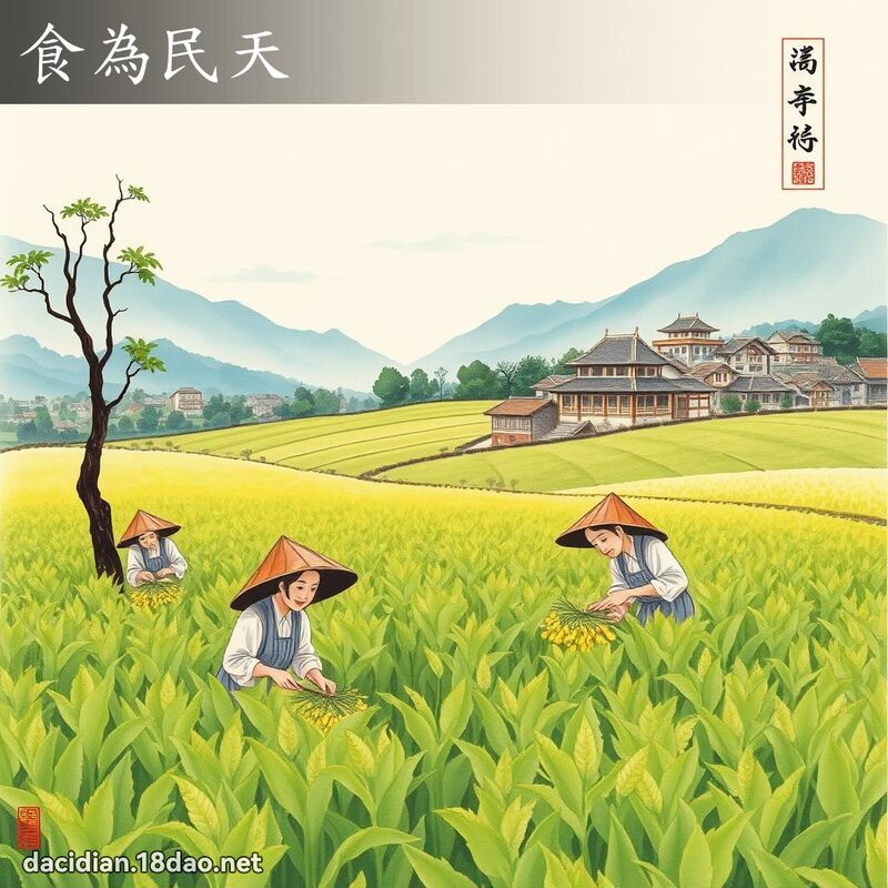 食为民天 配图