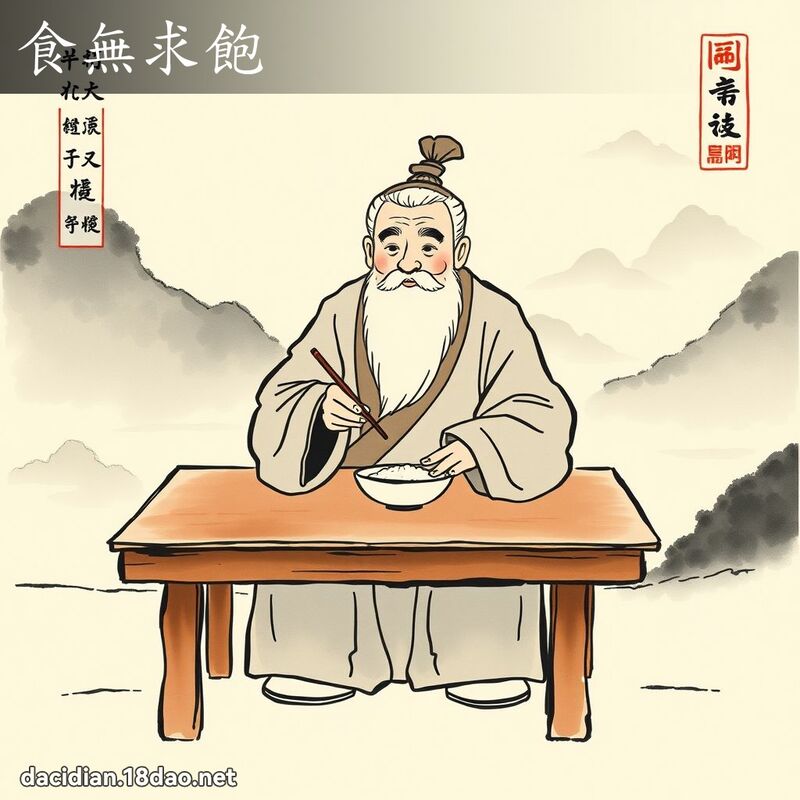 食无求饱 配图
