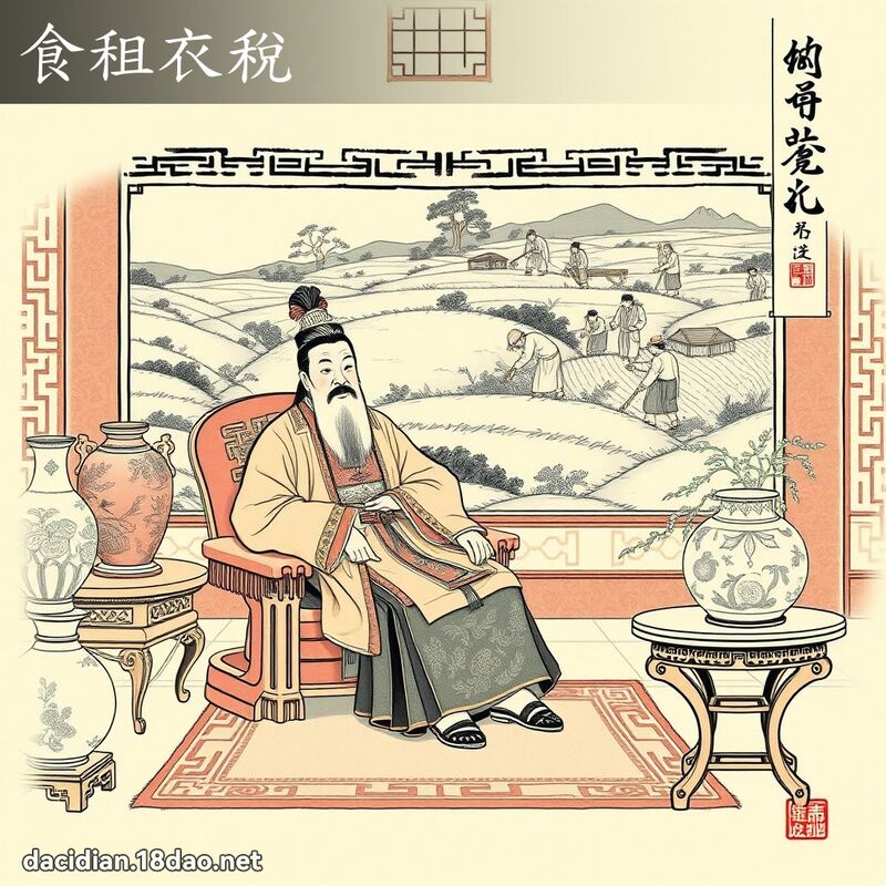 食租衣税 配图