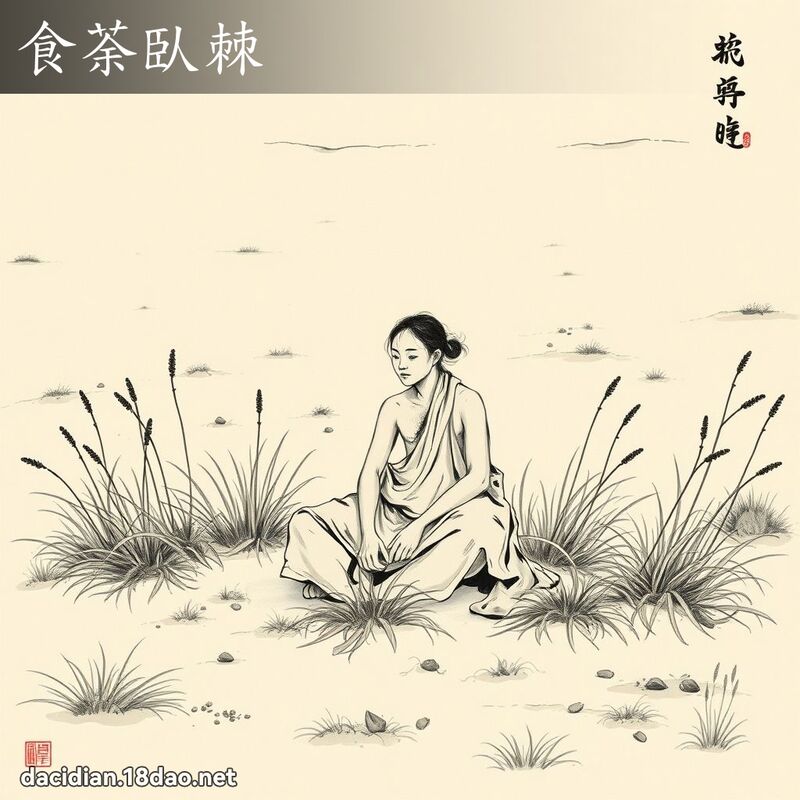 食荼臥棘 配图