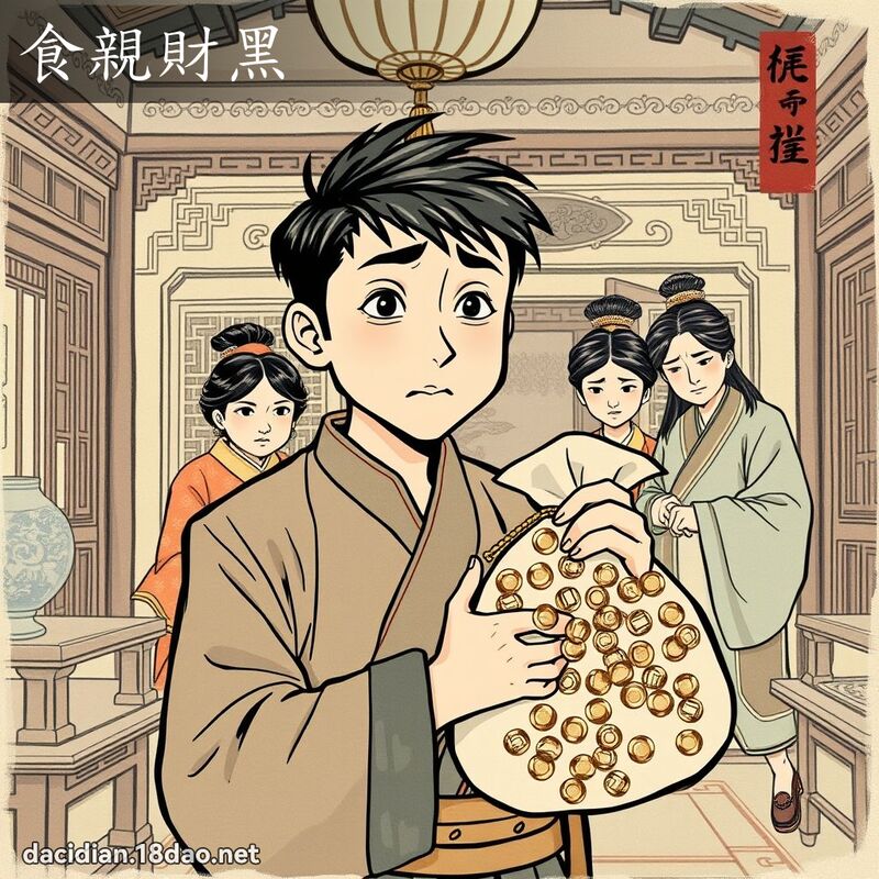 食亲财黑 配图