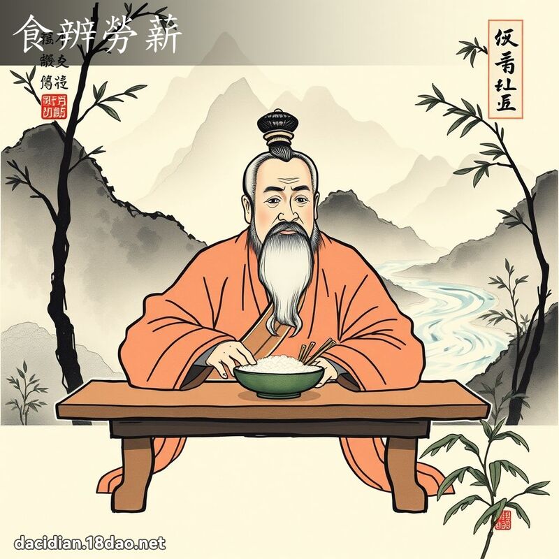 食辨劳薪 配图
