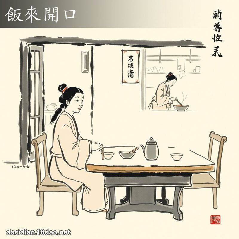 饭来开口 配图