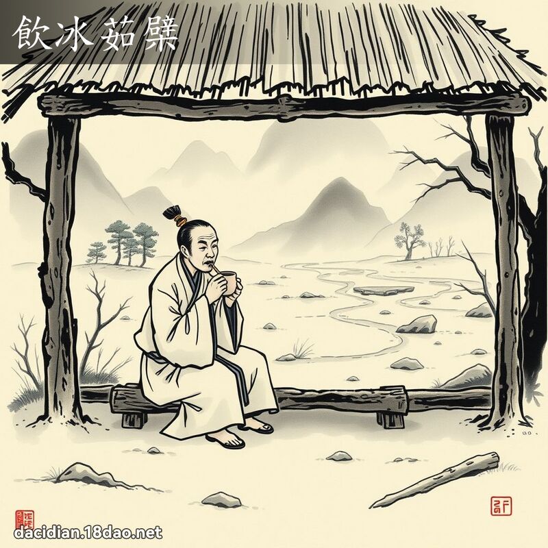 饮冰茹檗 配图