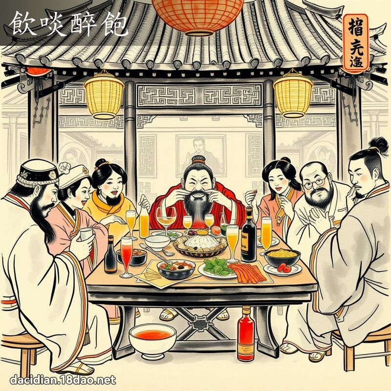 饮啖醉饱 配图