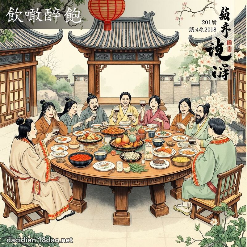 饮噉醉饱 配图