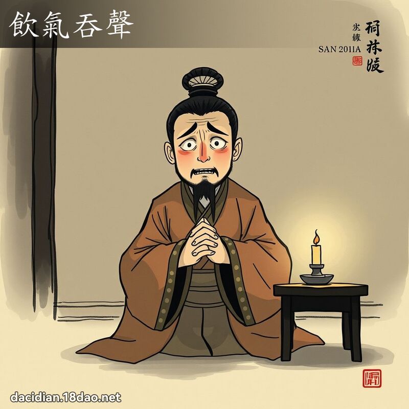 饮气吞声 配图