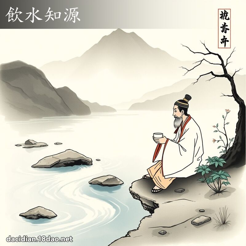 饮水知源 配图