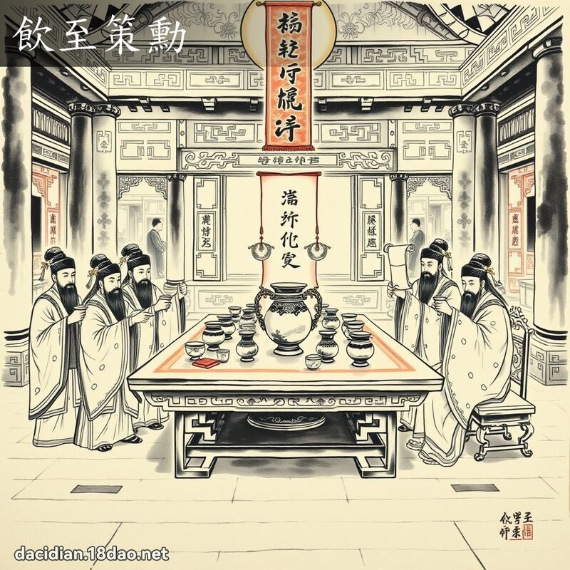 饮至策勋 配图