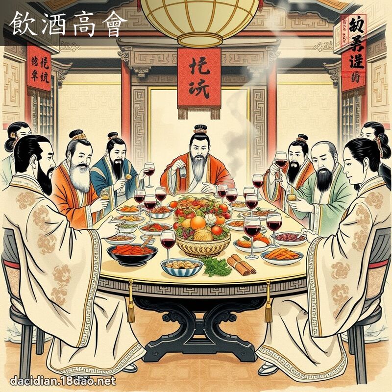 饮酒高会 配图