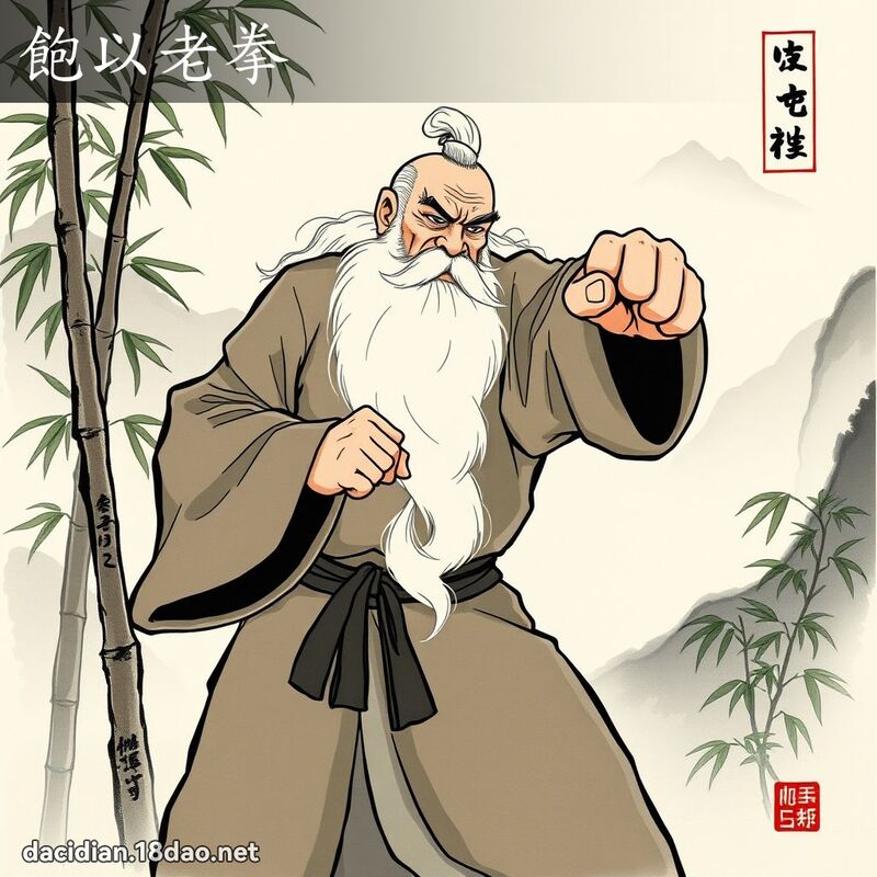 饱以老拳 配图