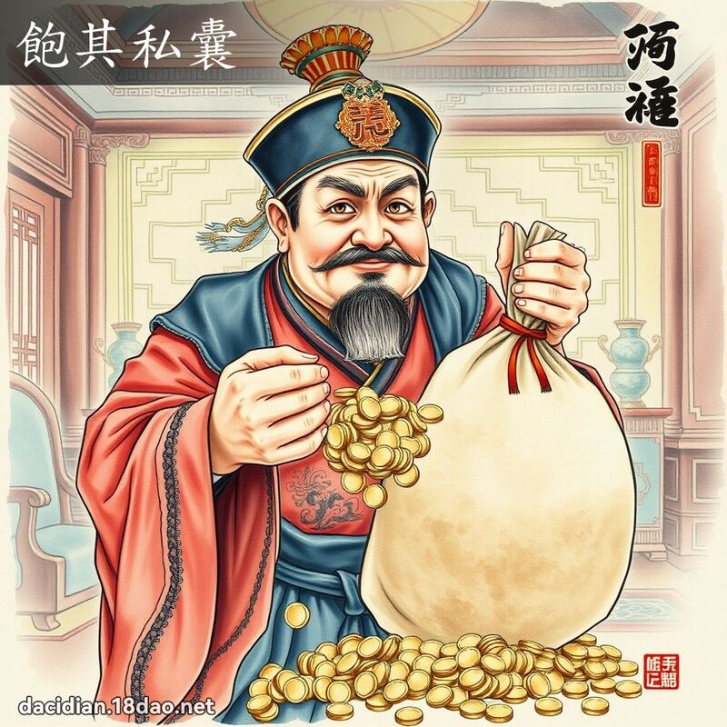 饱其私囊 配图