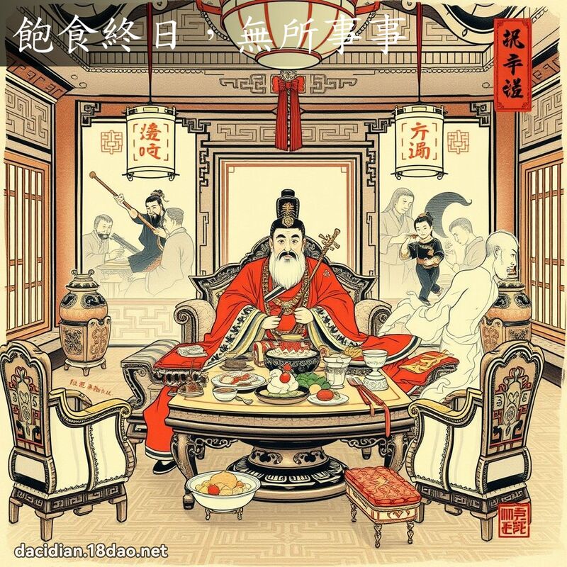 饱食终日,无所事事 配图